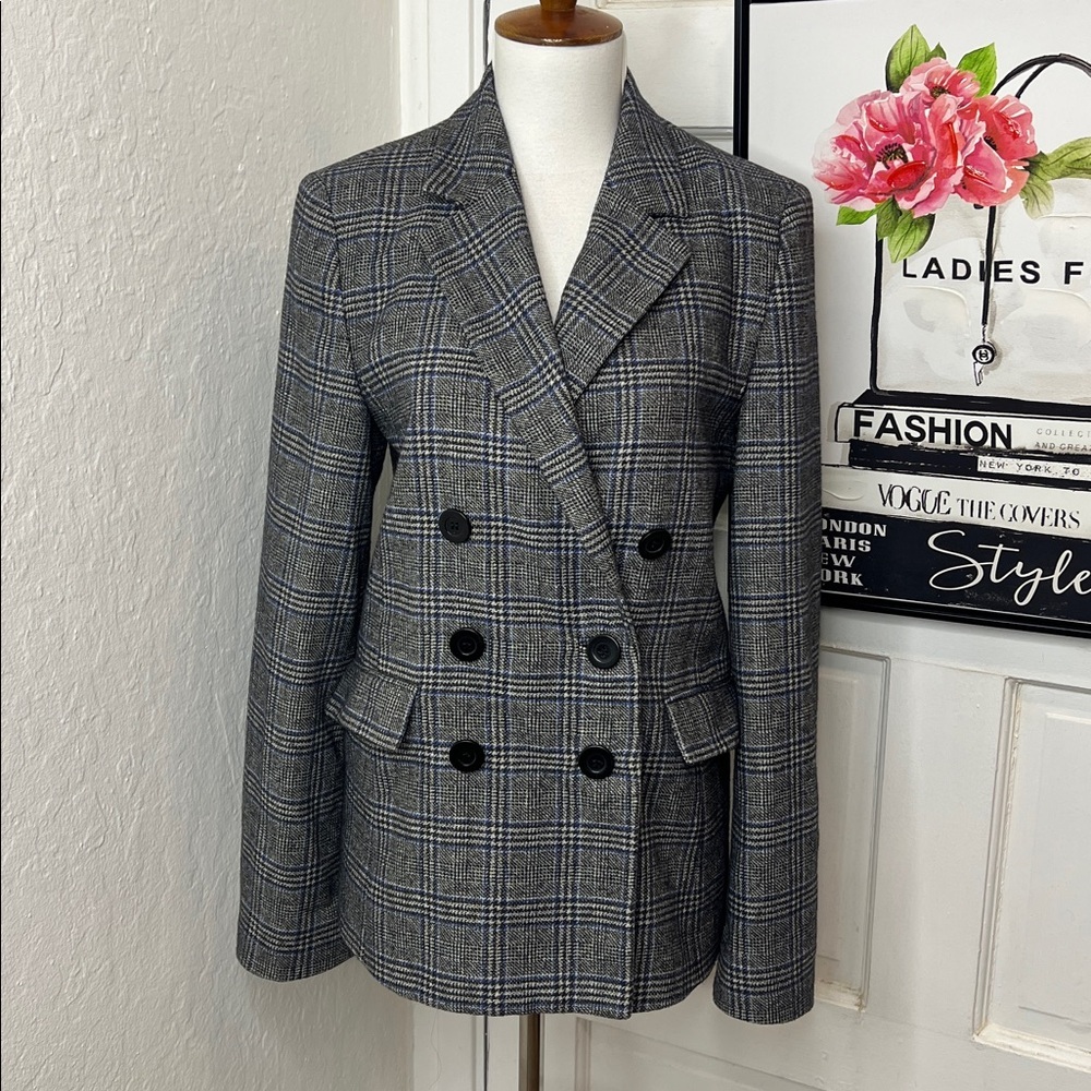 & Other Stories Plaid Blazer Size 2US